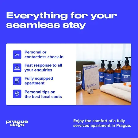 Days - Two-bedroom With Parking Space And 2 Bathrooms In Vinohrady Daire Prag